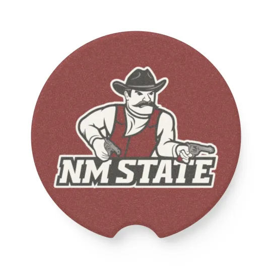 New Mexico State Aggies Car Coaster – NCAA College Football Cup Holder Insert