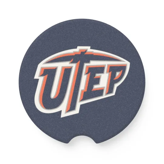 Discover UTEP Miners Car Coaster – NCAA College Football Cup Holder Insert