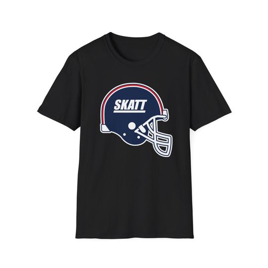 Discover Cam Skattebo Helmet, GMEN, NYG, New York Football, Graphic Tee, T-shirt, Giants