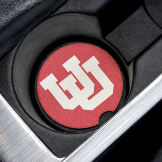 Discover Utah Utes Car Coaster – NCAA College Football Cup Holder Insert