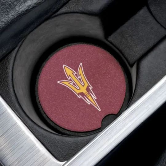 Discover Arizonna State Sun Devills Car Coaster – NCAA College Football Cup Holder Insert