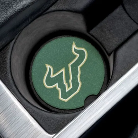 South Florida Bulls Car Coaster – NCAA College Football Cup Holder Insert