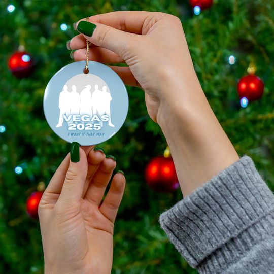 Discover VEGAS 2025! Holiday Christmas Ornament