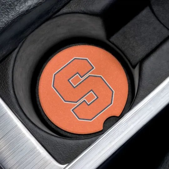 Discover Syracuse Orange Car Coaster – NCAA College Football Cup Holder Insert