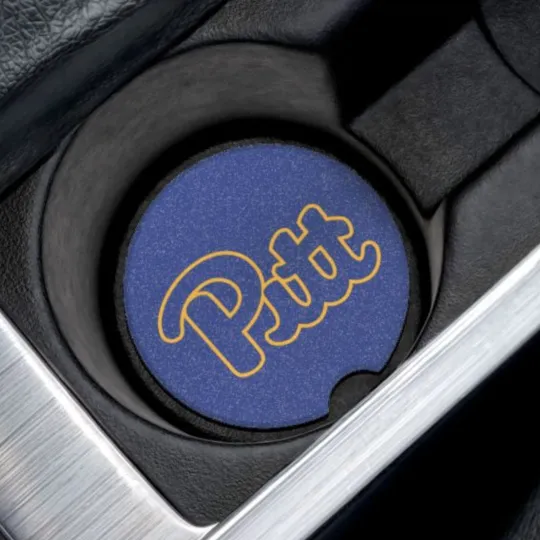 Discover Pittsburgh Panthers Car Coaster – NCAA College Football Cup Holder Insert