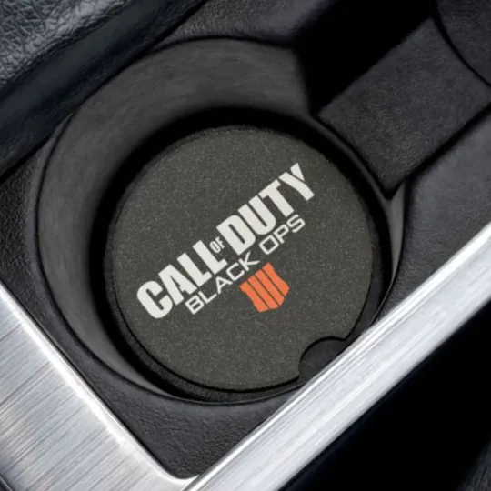 Discover Call of Duty Black Ops Soapstone Car Coaster – Gaming Cup Holder Insert
