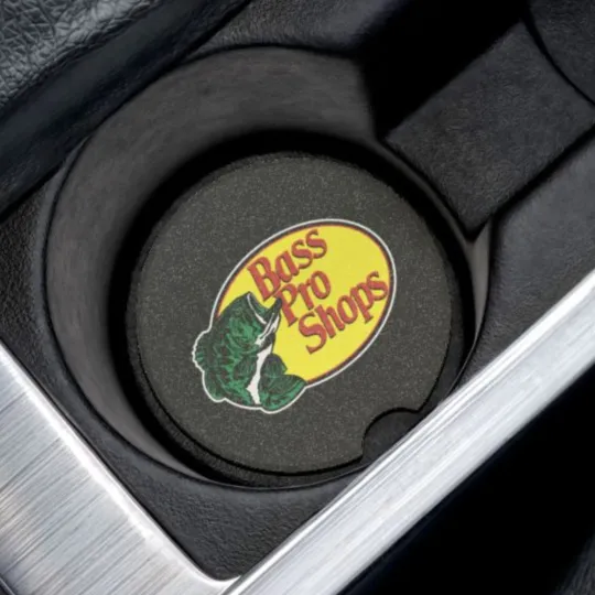 Bass Pro Shops Soapstone Car Coaster – Cup Holder Insert for Car Decor