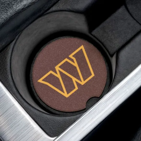 Washington Commanders Car Coaster – football Cup Holder Insert for Car Decor