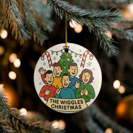 Discover The Wiggles Christmas Ornament | Ceramic Holiday Decoration