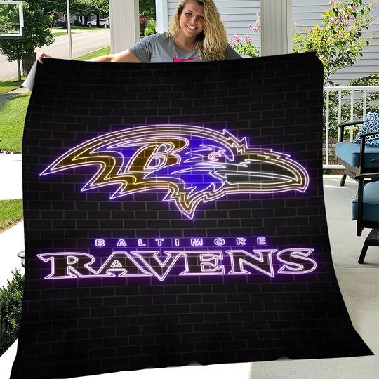 Baltimore Ravens Throw Blanket