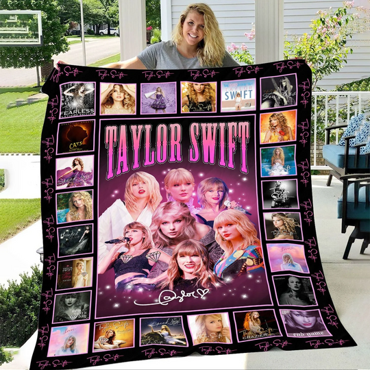 Swift-Inspired Throw Blanket