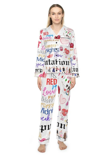 Discover Swift Pajamas Set for Adults Valentine's Day Era Album