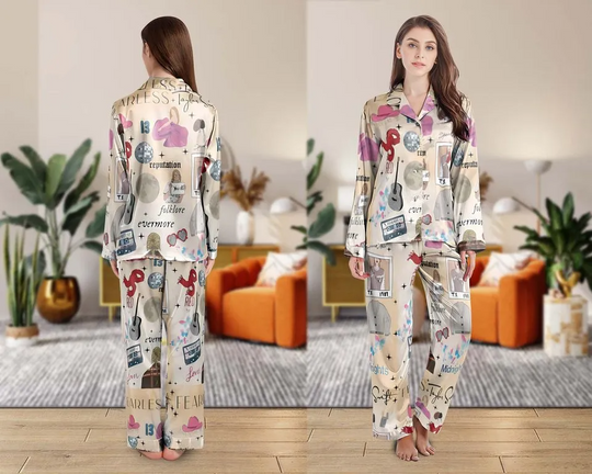 Discover Eras Tour Pajamas Set Women’s Christmas Pajama Set
