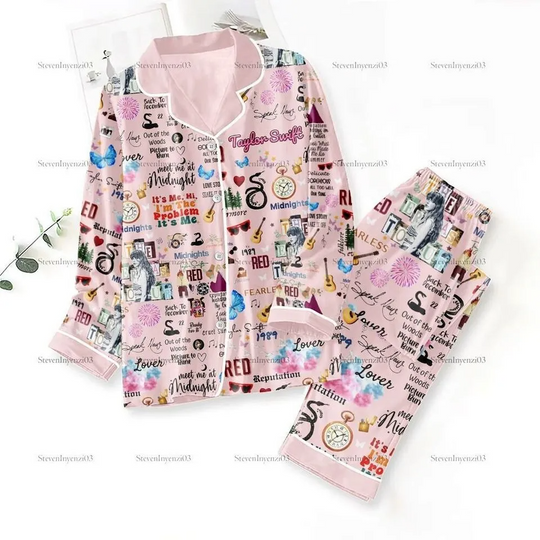 Discover Swift Pajamas Set for Adults