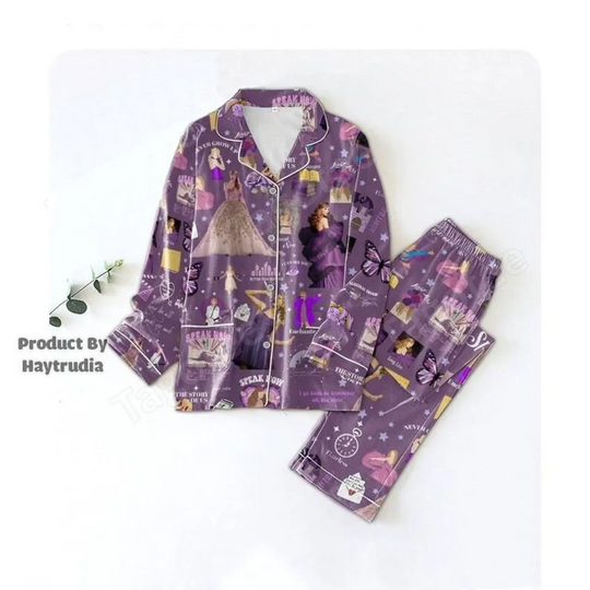 Discover Swift Eras Tour Women Pajamas Set 1989 Design