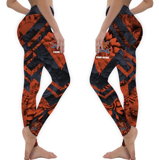 Personalized Virginias Hoodie Leggings, Game Day Football 3D Hoodie Leggings, Champions Football 3D Hoodie Leggings
