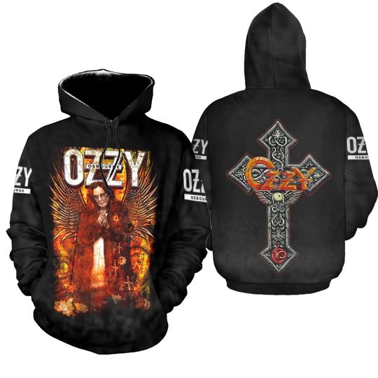 Ozzy Osbourne Band 3D Hoodies S-5XL Black