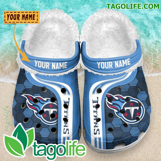 Tennessee Titans Personalized Crocs Fleece Clog