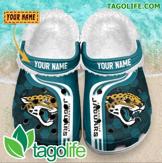 Jacksonville Jaguars Personalized Crocs Fleece Clog