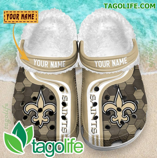 Discover New Orleans Saints Personalized Crocs Fleece Clog
