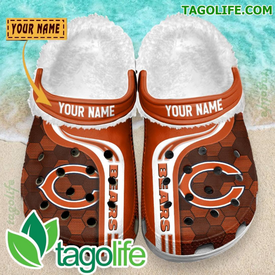Discover Chicago Bears Personalized Crocs Fuzzy Clogs