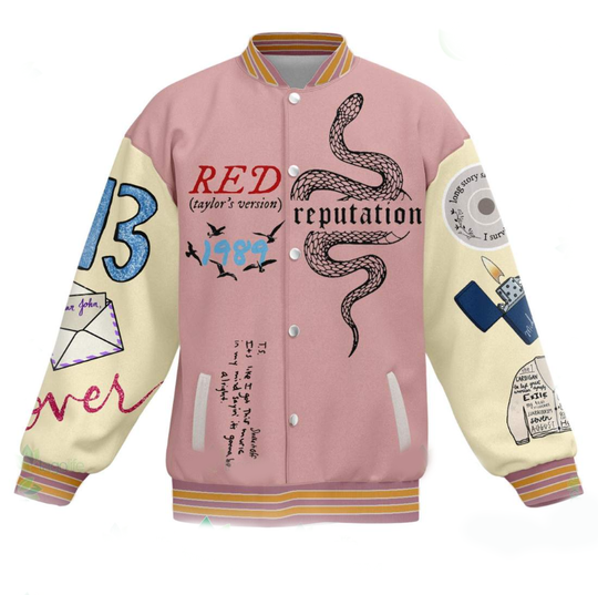 Swift In My Eras Era Baseball Jacket