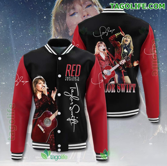 Discover Swift Red Version Baseball Jacket