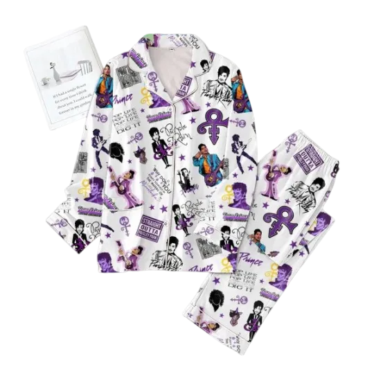 Discover Prince Pur Rain Paisley Park Pajamas Set