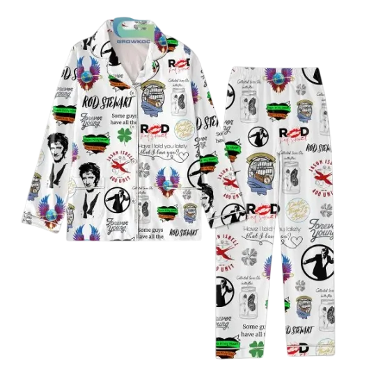 Discover Rod Stewart Forever Young Fan Pajama Set