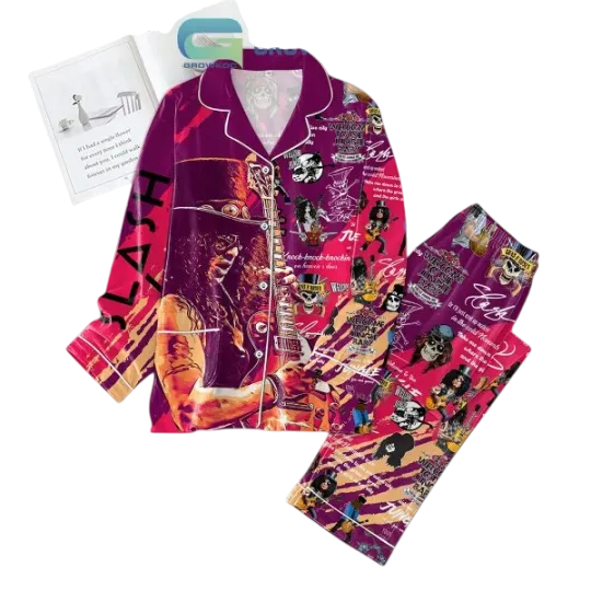 Discover Slash Rock Fan Polyester Pajamas Set