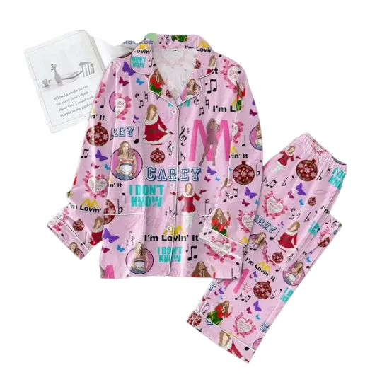 Discover You8217re My Mariah Carey I8217m Loving It Pink Design Pajamas Set