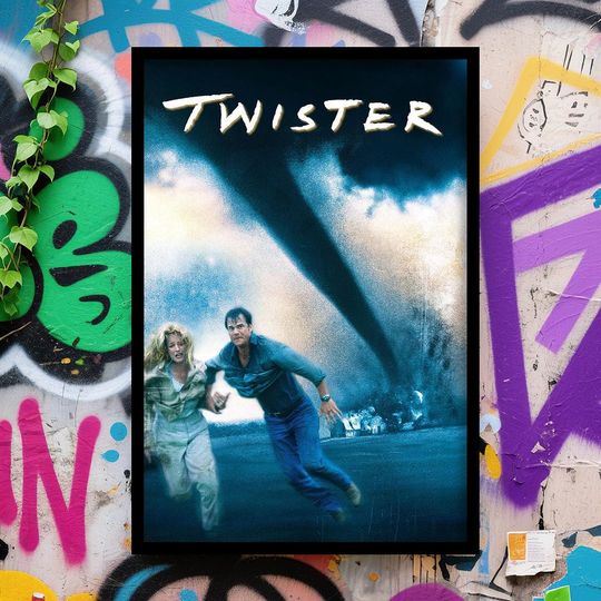 Discover 1996 Twister Movie Poster Wall Art Classic Film Poster for Collectors