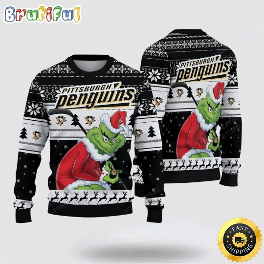 Discover Pittsburgh Penguins Fan Ugly Sweater -funny character Inspired Winter Holiday Design