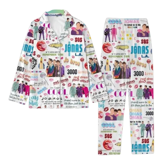 Jonas Brothers The One Where The Band Gets Back Together Pajamas Set