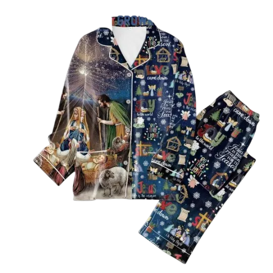 Discover Jesus Os The Reason Joy To The World Pajamas Set