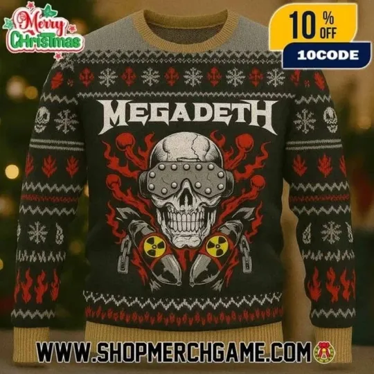 Megadeth Ugly Christmas Sweater