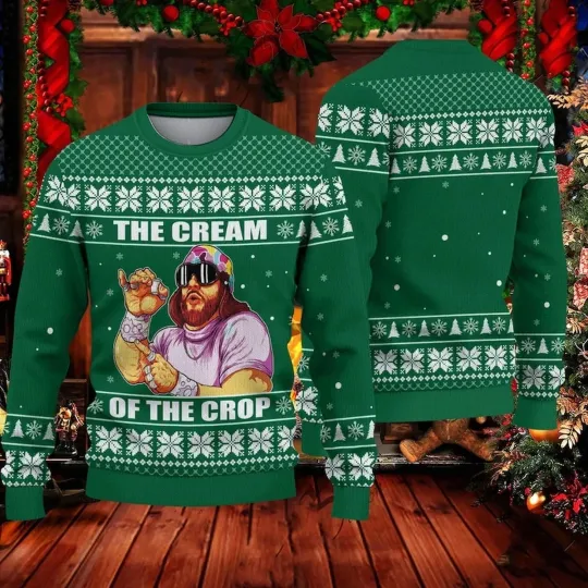 Discover Macho Man Ugly Christmas Sweater