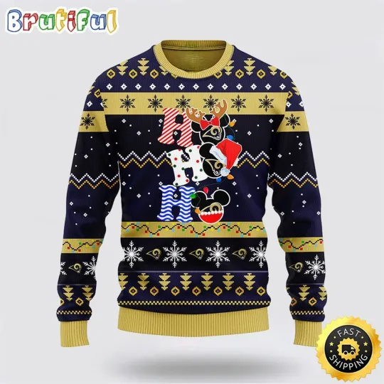 Game Day Ugly Sweater Los Angeles Inspired HoHoHo Christmas Outfit