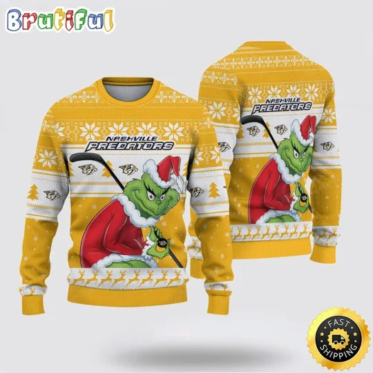 Discover Christmas Ugly Sweater - Nashville Predators Inspired Fan Gift