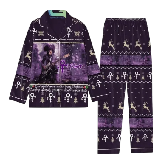 Discover Prince Last Night I Spent Another Lonely Christmas Pajamas Set