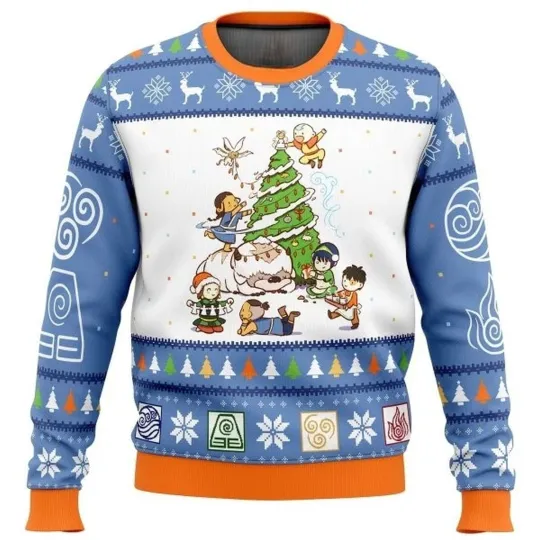 Discover Avatar the Last Airbender Christmas Time Ugly Sweater Partyugly sweater ideas
