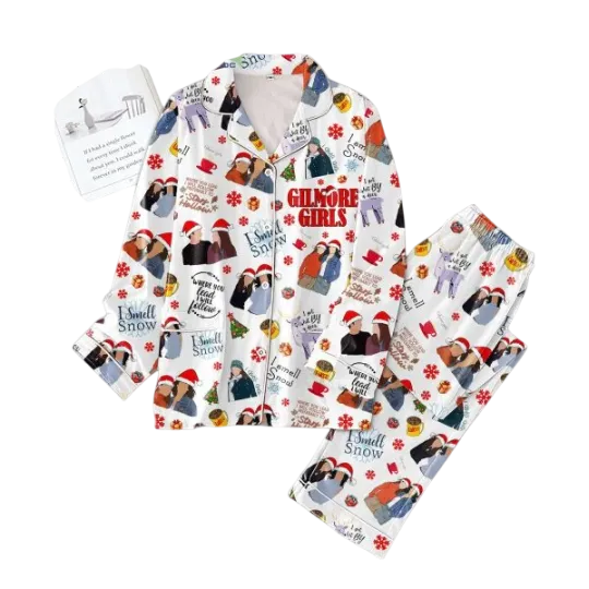 Gilmore Girls Snowfall Pajamas Set for Adults
