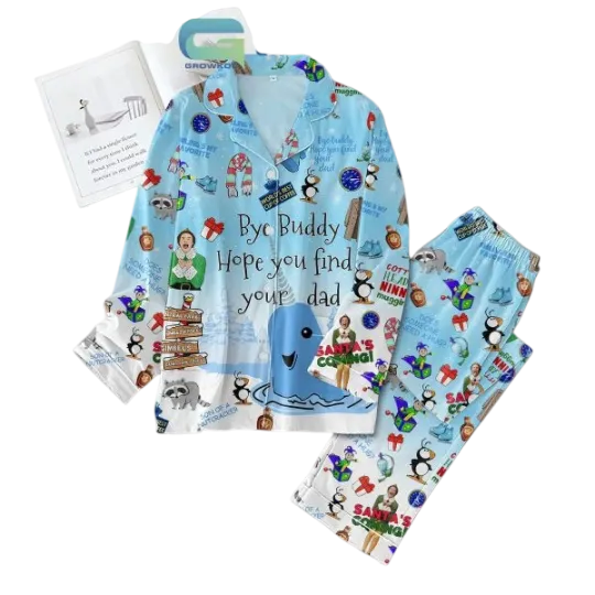 Discover Santa Coming Bye Buddy Hope You Find Your Dad Pajamas Set