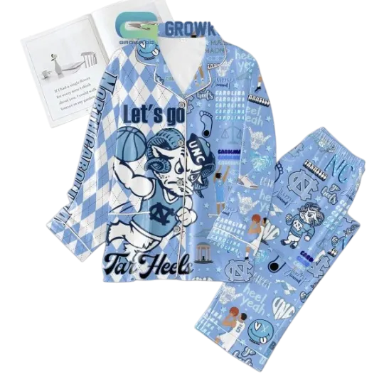 North Carolina Tar Heels PajamasSet for Adults