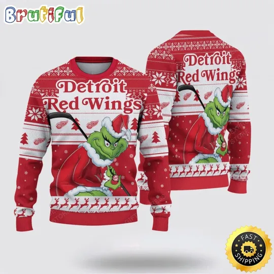 Discover Detroit Red Wings Fan Ugly Sweater - funny character Inspired Winter Holiday Style