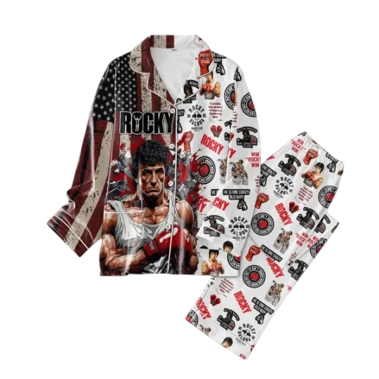 Discover Rocky He Is One Crazy Old Man Pajamas Set