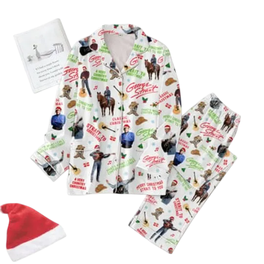 Discover GS Santa Favorite Country Song Christmas Pajamas Set