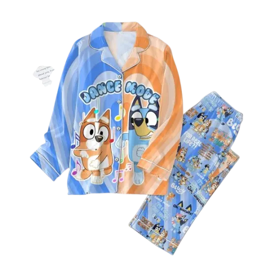 Discover BlueyDad Dance Mode Pajamas Set for Adults