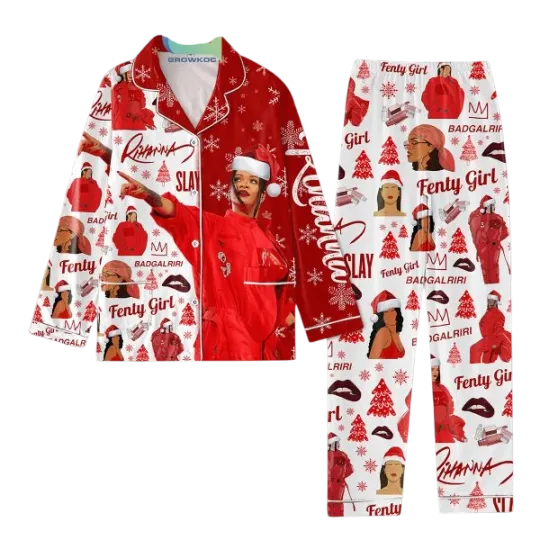 Discover Rihanna Fenty Girl Badgalriri Pajamas Set