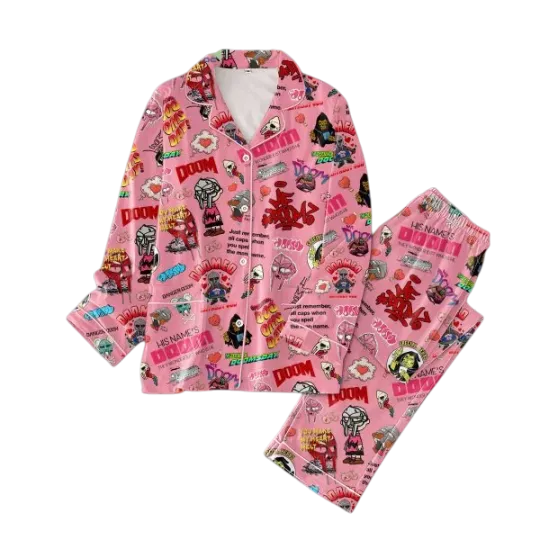 Discover Dooom Doomsday Valentine Pajamas Set for Adults
